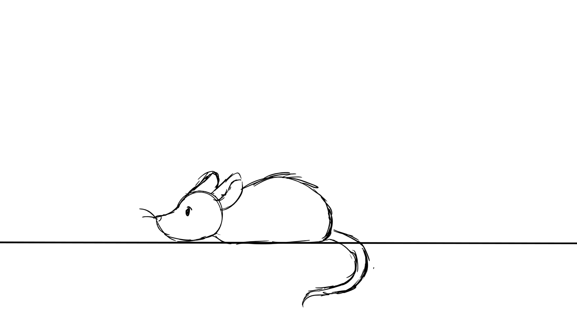 Scardy Rat, digital animation, 2025