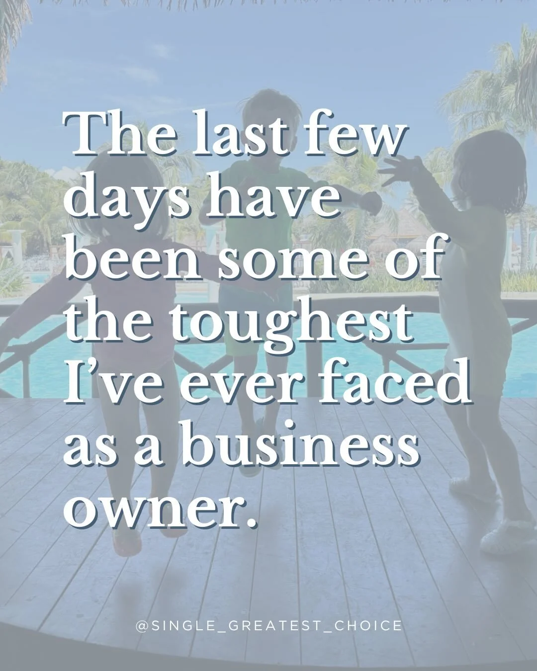 The last few days were some of the hardest I&rsquo;ve had as a business owner.

There were moments when canceling felt like the most responsible option, and moments when waiting felt equally heavy. Everyone involved was making real decisions with inc