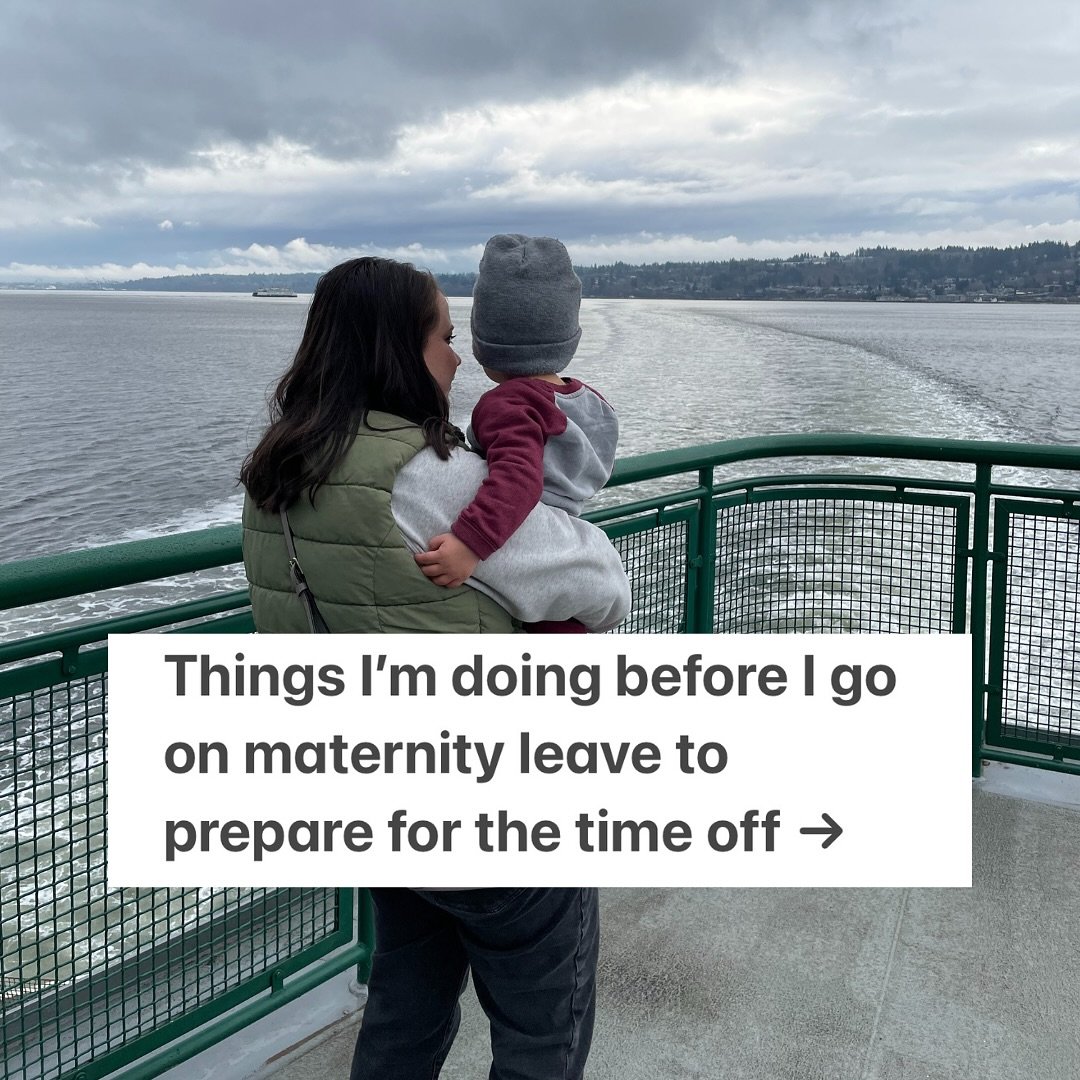 Systems That Are Helping Me Plan My Maternity Leave &mdash; Part 1 of 3 

Entrepreneur life is often talked about as flexible &mdash; working around your life, stepping away without needing approval, and showing up for those important life moments on