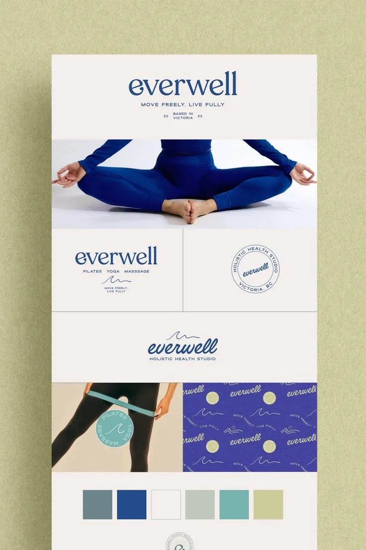 Coastal Brand Kit Design Pin Graphic