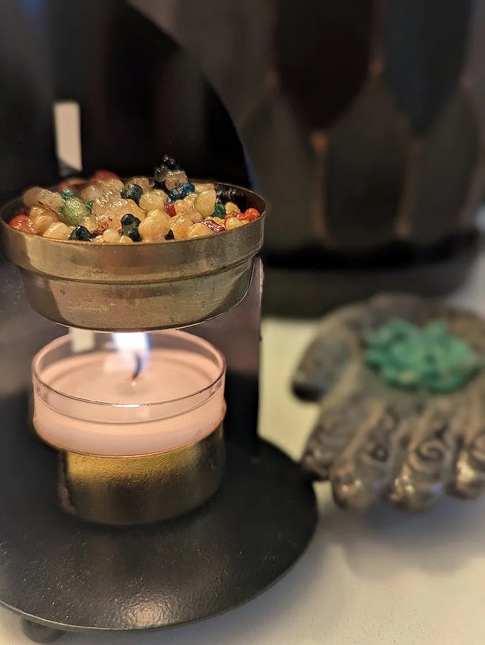 Resin Burner, Starter Kit, Adjustable Burner, Loose Incense Kit, Incense, Altar Incense, Altar Tool