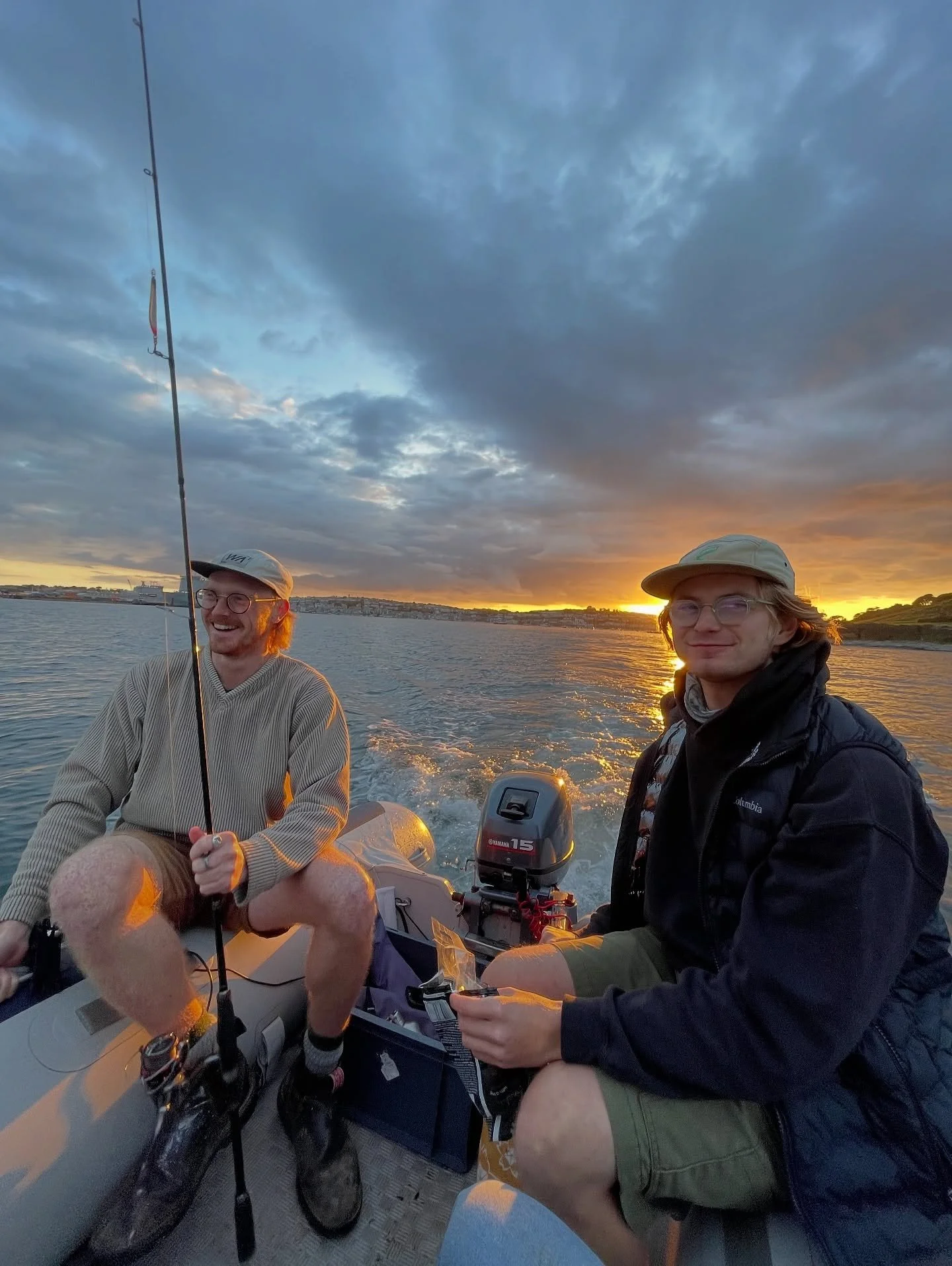 Fishing with friends! 

Getting squidy recently with some chunks coming up! The metals working better than the jigs! 
Back in for a nice feed of squid linguine &amp; fresh veg from @lydiaotway.