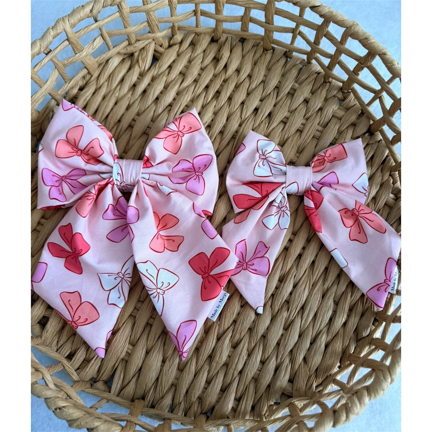 Pink Bows Sailor Bow