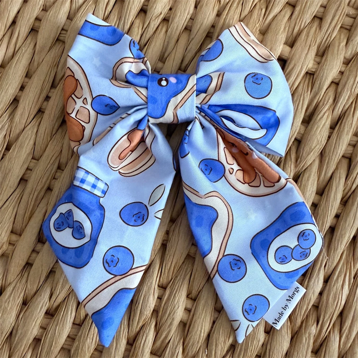 Blueberry Breakfast Sailor Bow