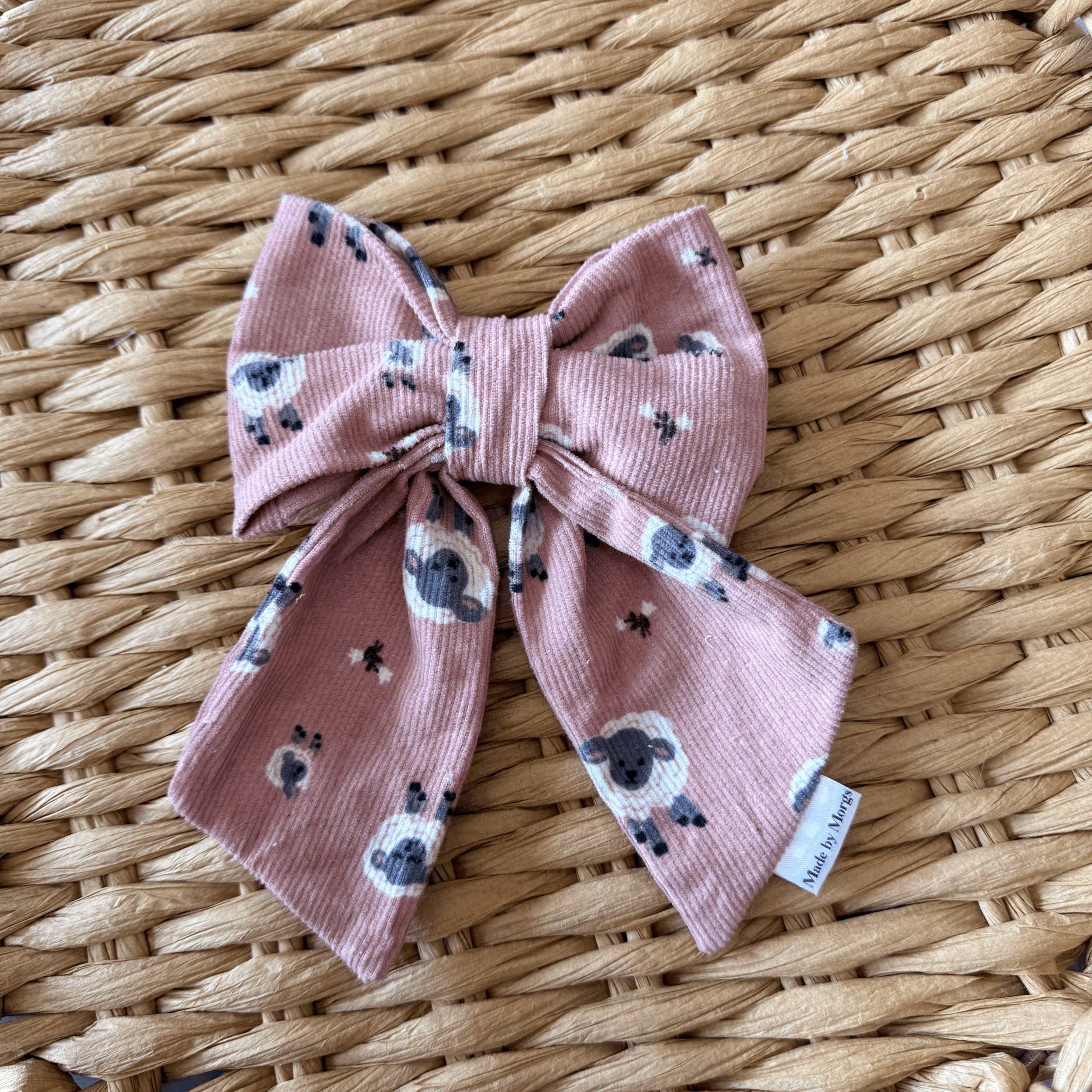 Corduroy Sheep Sailor Bow