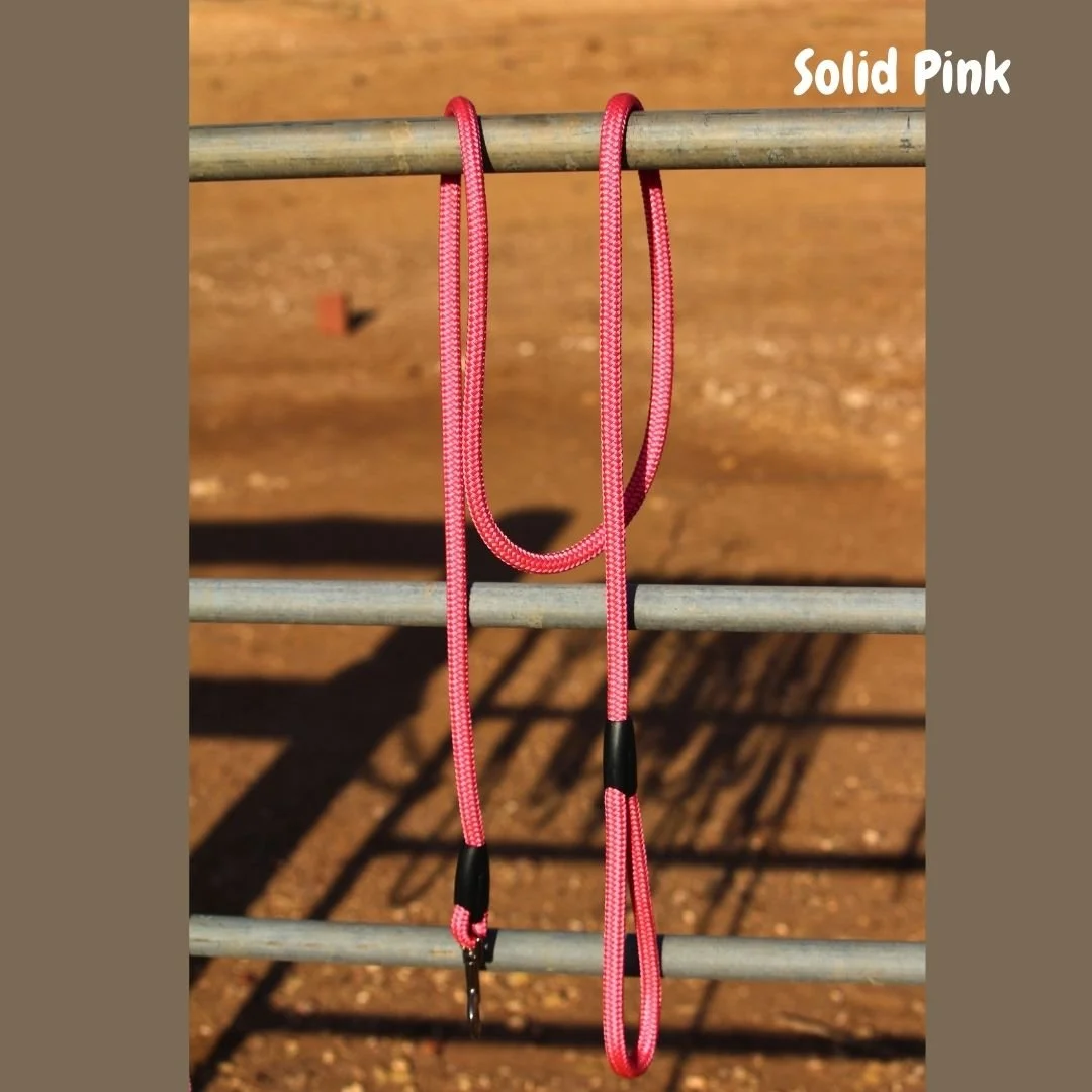 Rope Lead - Solid Pink