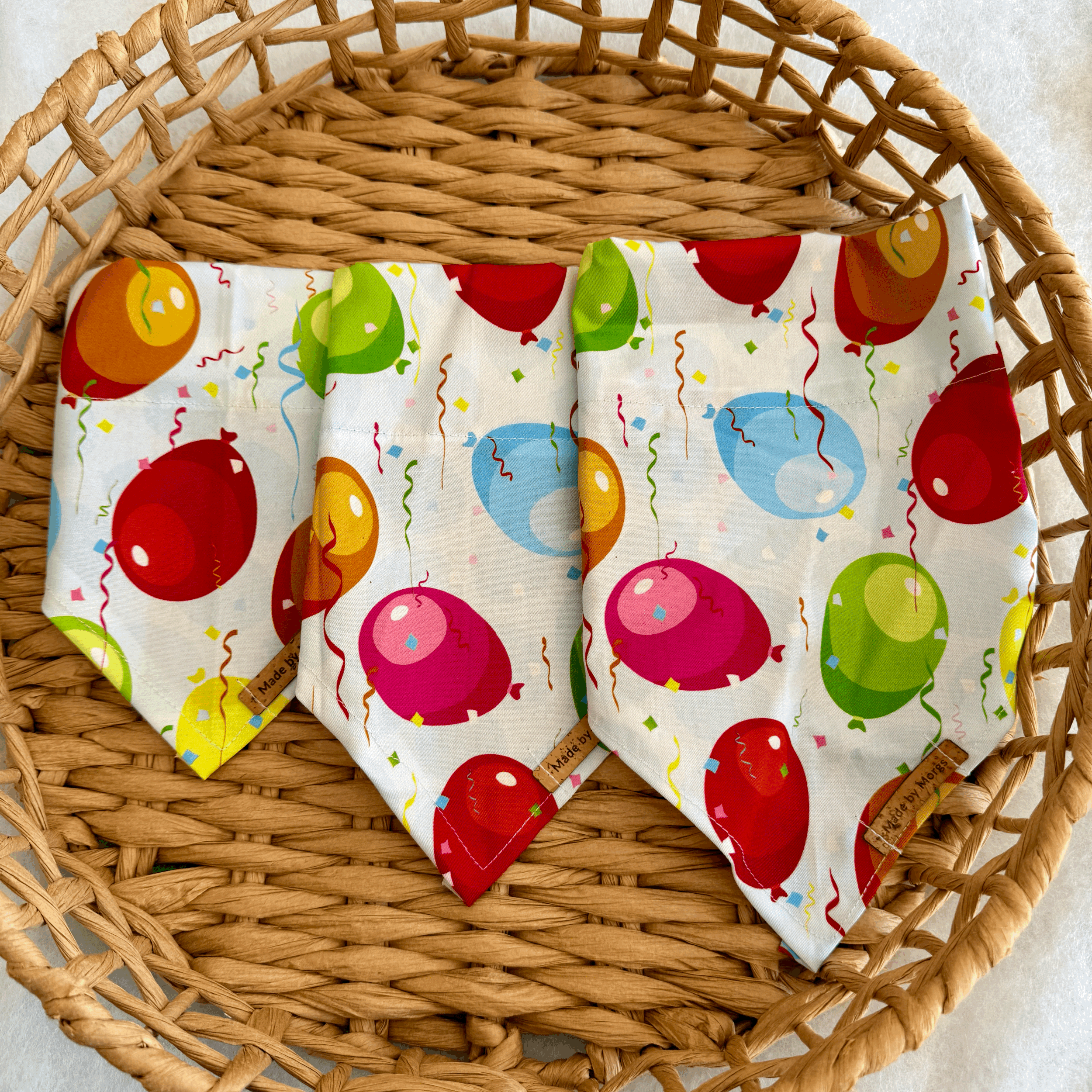 Birthday Balloon Bandanas