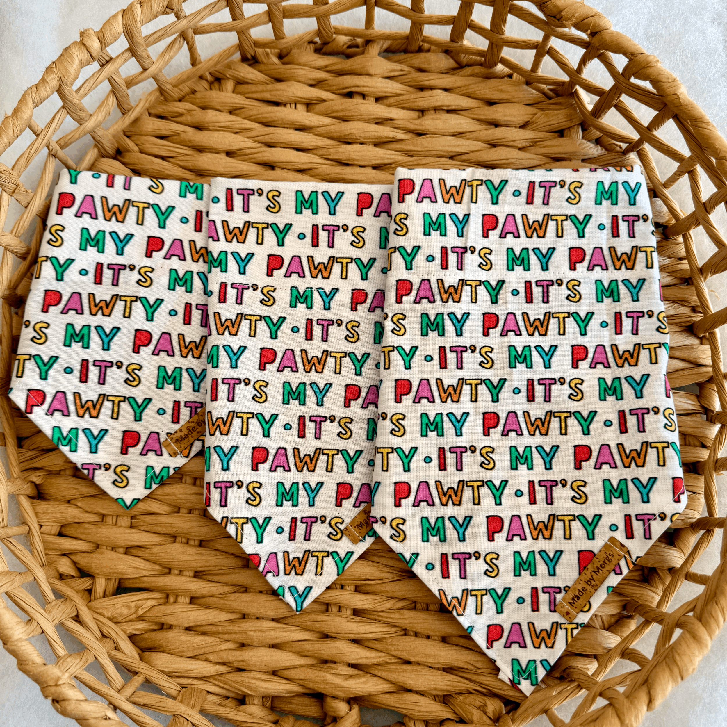 It's my Pawty Bandanas