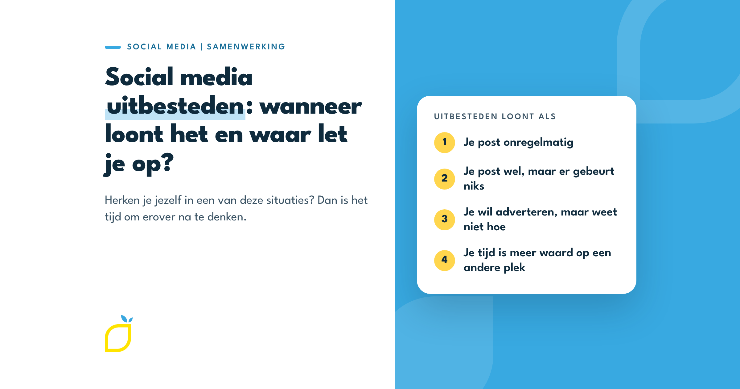 Social media uitbesteden: wanneer loont het en waar let je op?