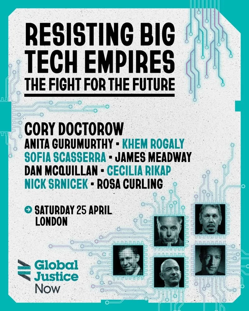 Balanced Economy Project partners with Global Justice Now for Resisting Big Tech Empires Conference