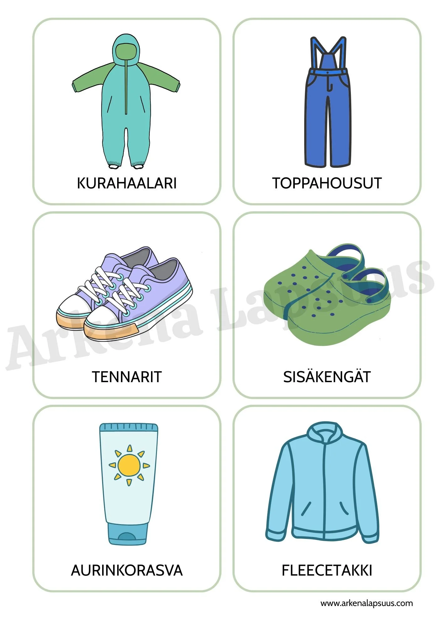 Vaatekuvia lapsille