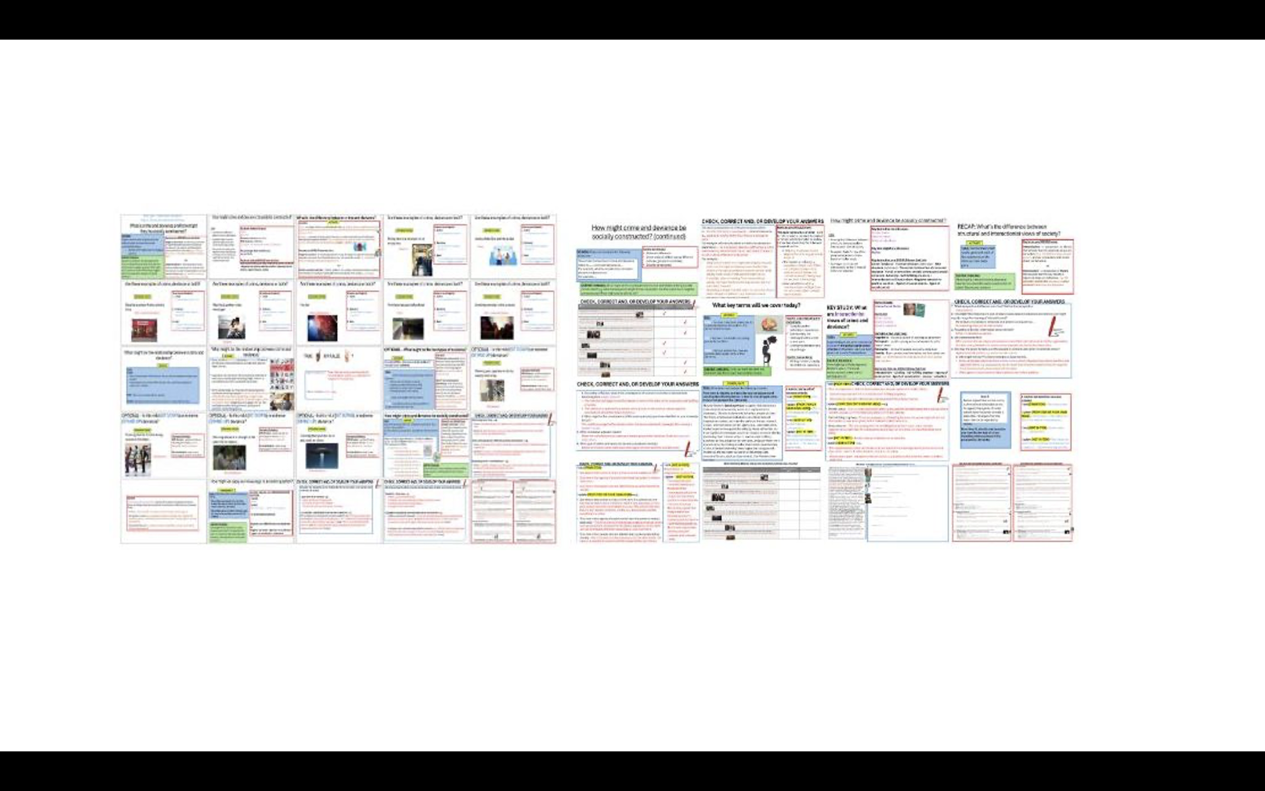 BUNDLE – AQA GCSE Sociology Crime & Deviance Topic 1 – The Social Construction of Crime (SAVE 25%)