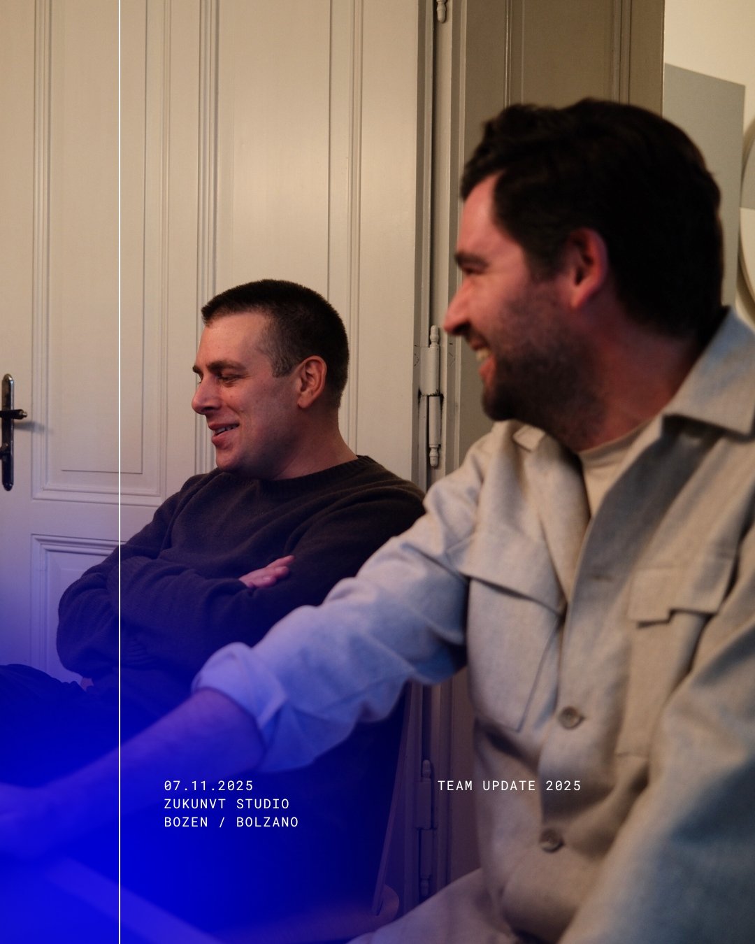 Di recente ci siamo riuniti nel nostro studio di Bolzano (insieme ai membri del team di Vienna, Firenze e di tutto l'Alto Adige) per riflettere sui nostri progetti, sui successi e sulle aree di miglioramento. Abbiamo anche fatto il punto sulle nuove tecnologie che stiamo utilizzando e mappate.