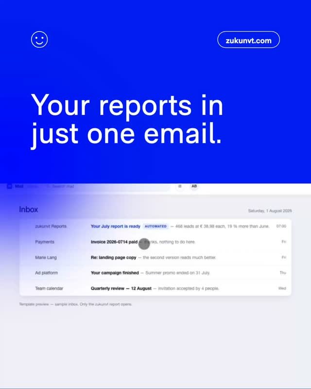 Stop wasting time in searching for the right KPI for your strategy and start implementing it right now.
With our AI monthly report service, you have the chance to get well-formatted data directly in your email inbox.
You just have to rank your platfo