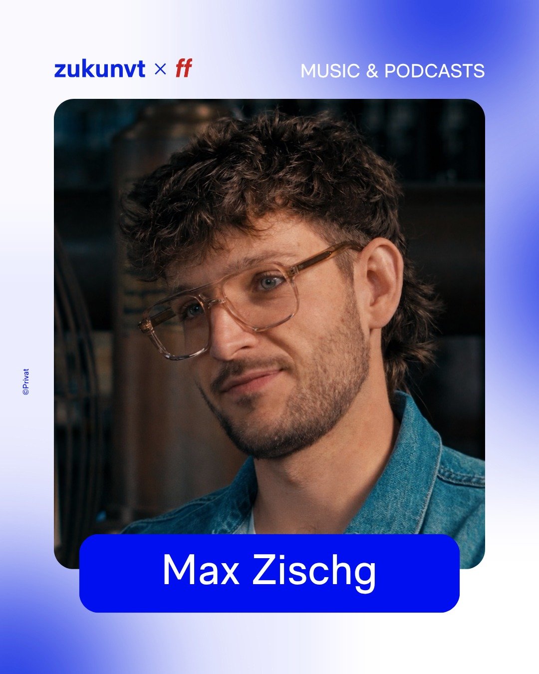 @maxzischg kommt aus Meran. Als Singer-Songwriter lebte er mehrere Jahre in Berlin und erreichte mit seiner Musik ein Millionenpublikum. Heute entwickelt er verschiedenste audiovisuelle Formate und Kommunikationskonzepte und ist Co-Host des Podcasts 