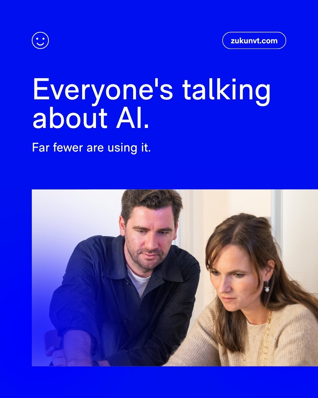 Everyone's talking about AI. Are you making the most of it?
Only 20% of EU companies use it today: almost three times more than two years ago, but still a minority. 
Being among them is your edge.

Click on the link in bio to book a free consultation