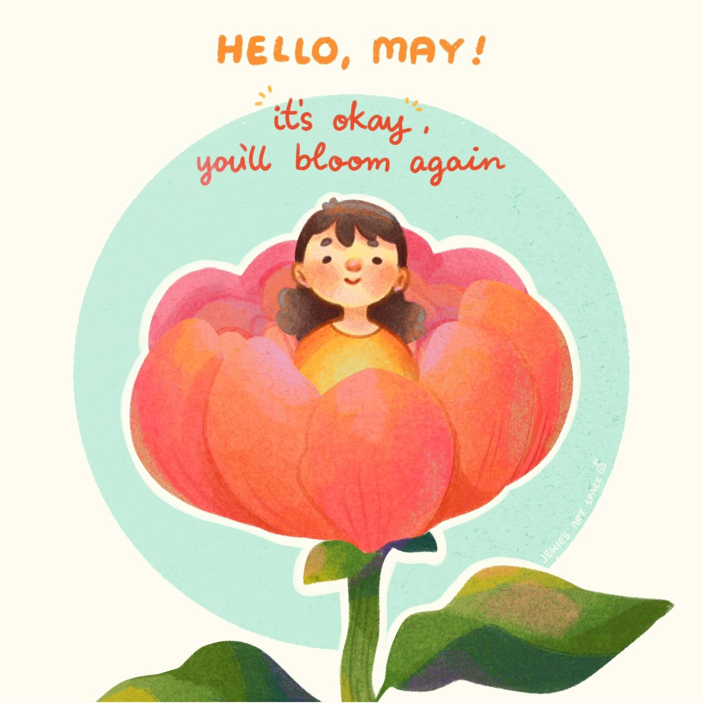 May you bloom again this May. 💛🌼🌷

#hellomay #may #art #artwork #artist #draw #drawing #digitalart #digitalartwork #digitalartist