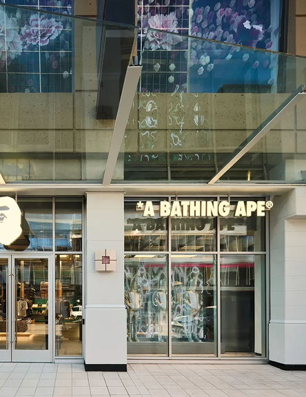A Bathing Ape (BAPE) flagship store in East Rutherford, New Jersey