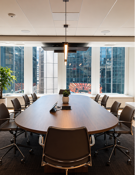 Lock 8 workplace interior in Manhattan, New York