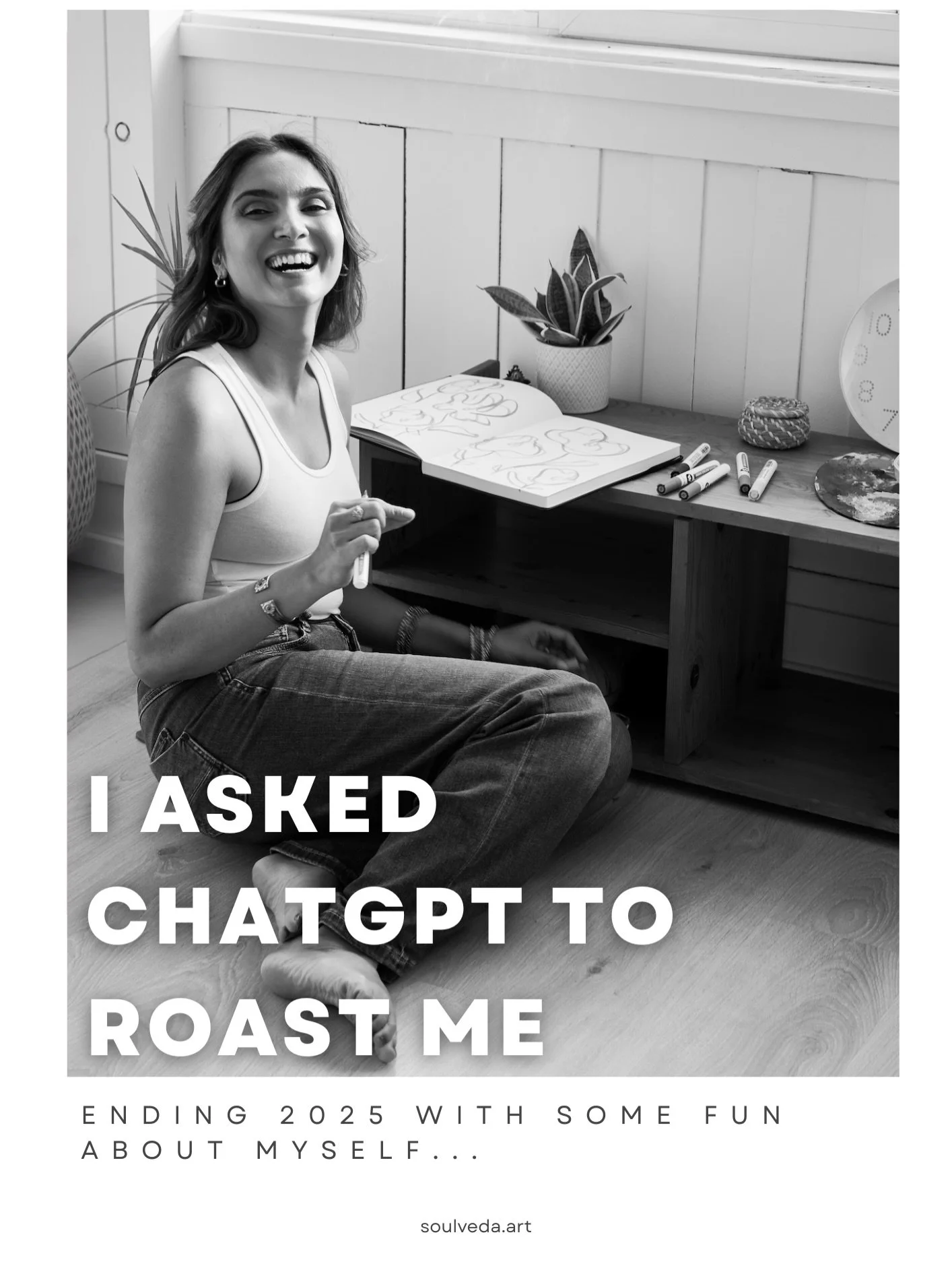Ending the year with a little laugh about myself.
Sometimes that&rsquo;s the wisest practice.
Inspired by @doctorrekha 

I guess there IS after all some work to be done in 2026 🤣🤣🤣😅😅😅

Try out this prompt: &ldquo;Now if you were to roast me, ho