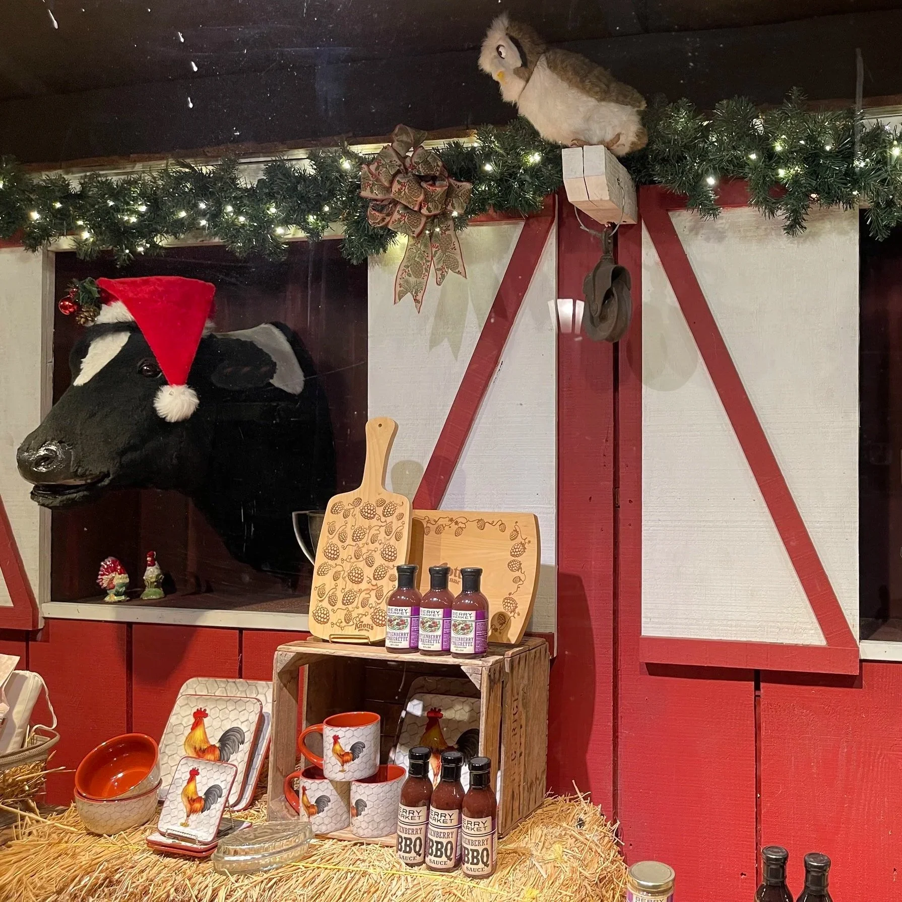 Designed Christmas Marketplace Window and Repaired Mechanical Effects 2023