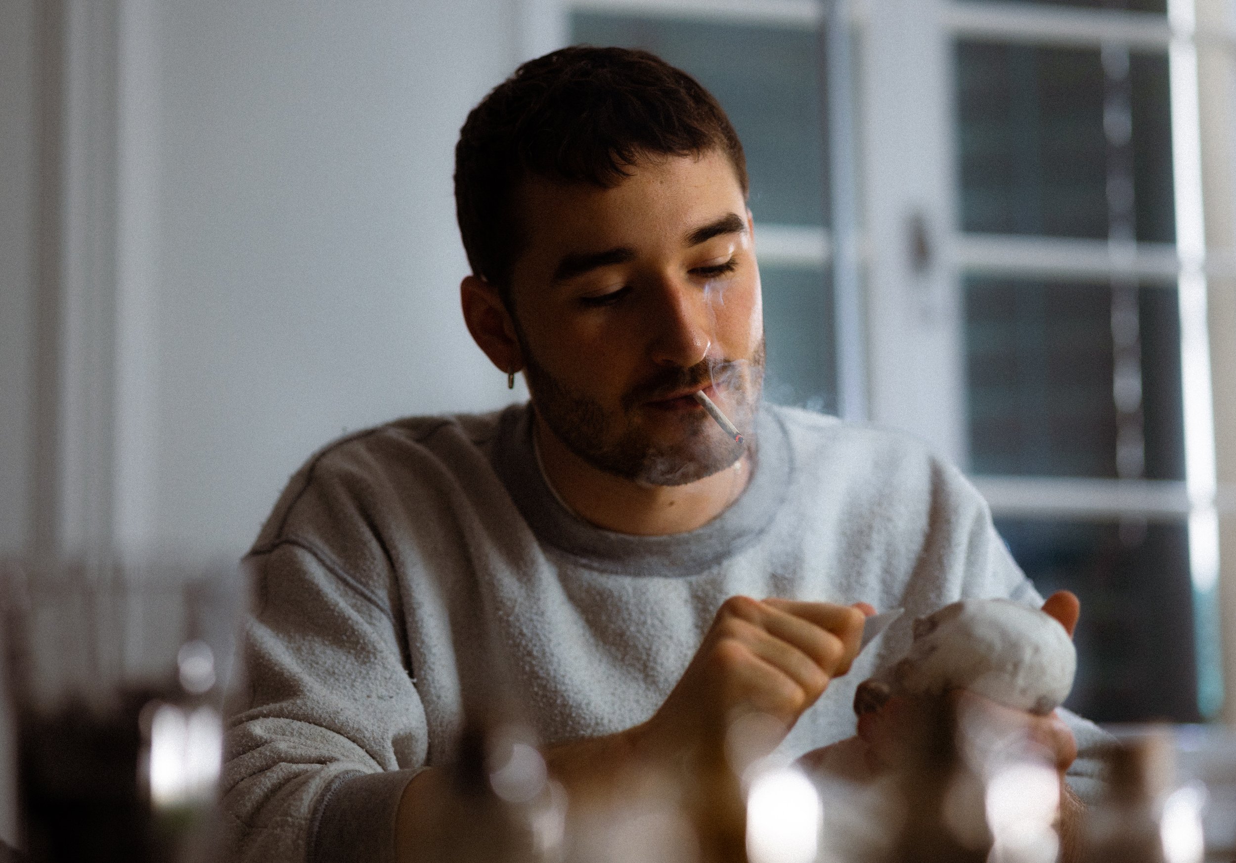 Loris Mauerhofer at work, 2023