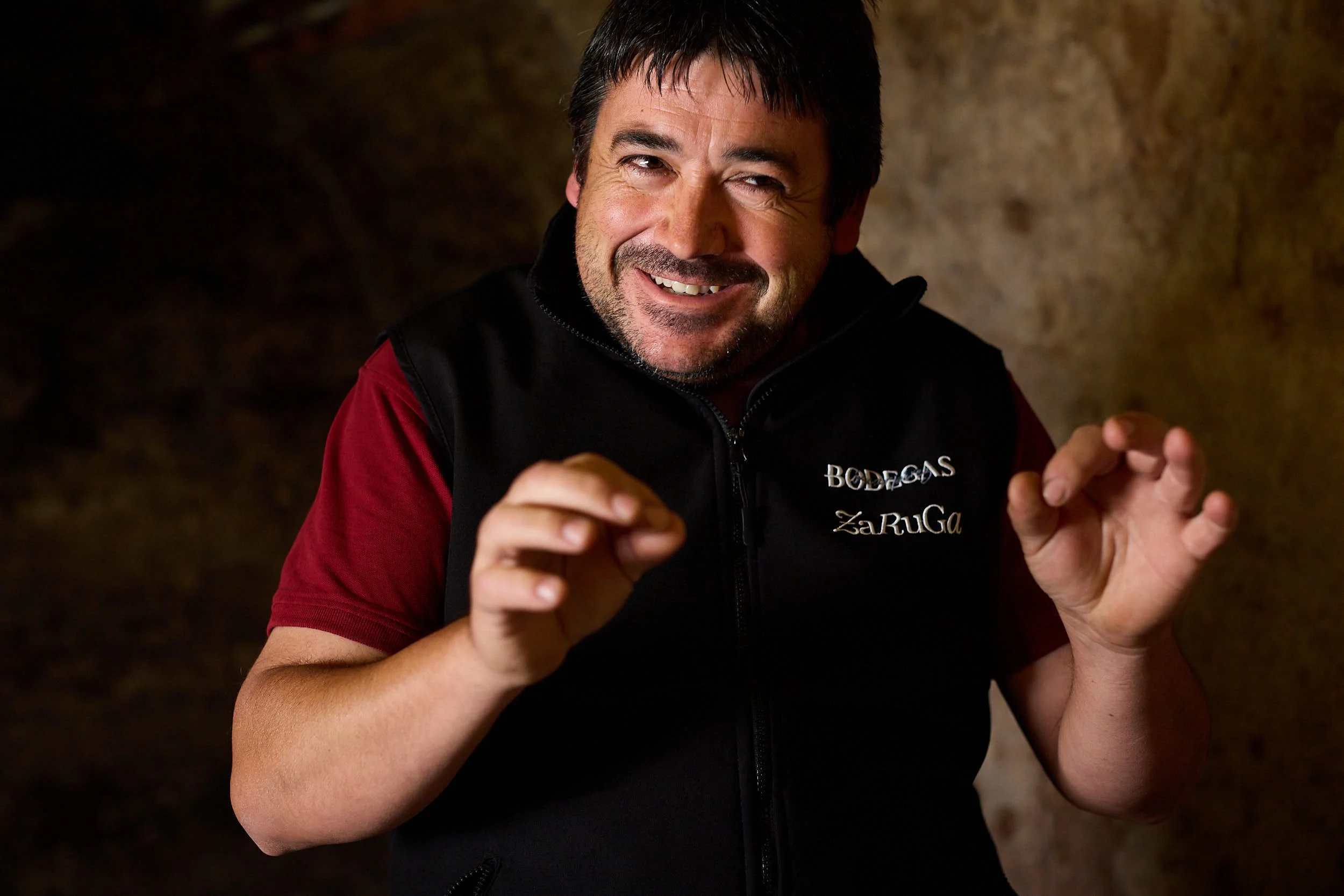 29/7/25 Oscar Pérez, Bodegas Zaruga, Briones, La Rioja, Spain. Photo by James Sturcke | sturcke.org