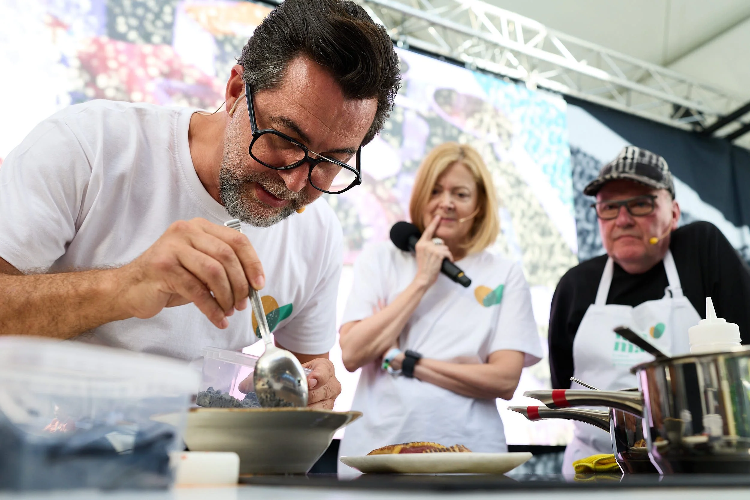 2/8/25 Quique Dacosta, Mama Festival Gastronómico, Ezcaray (La Rioja), Spain. Photo by James Sturcke | sturcke.org