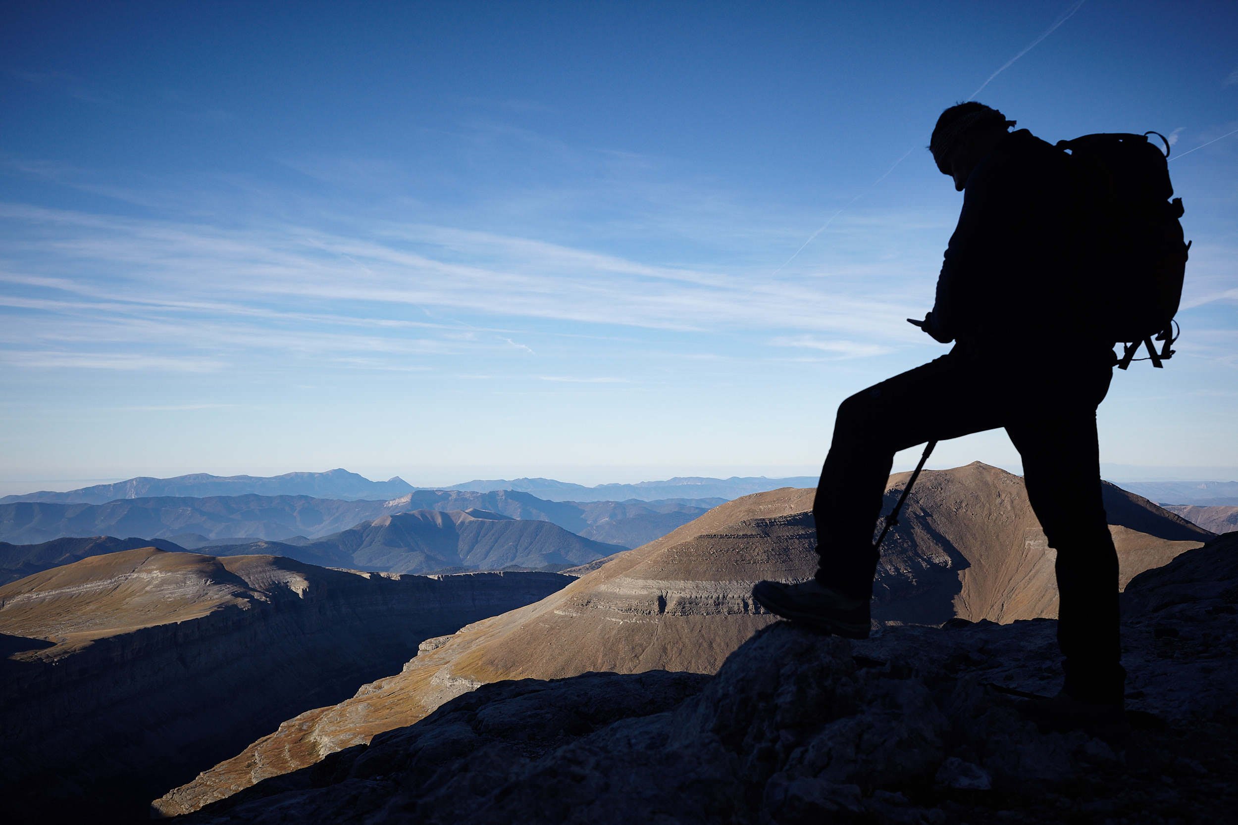 11 October 2016 Monte Perdido with Ángel Pérez, Parque Nacional De Ordesa, Huesca, Aragón, Spain. Photo by James Sturcke | sturcke.org