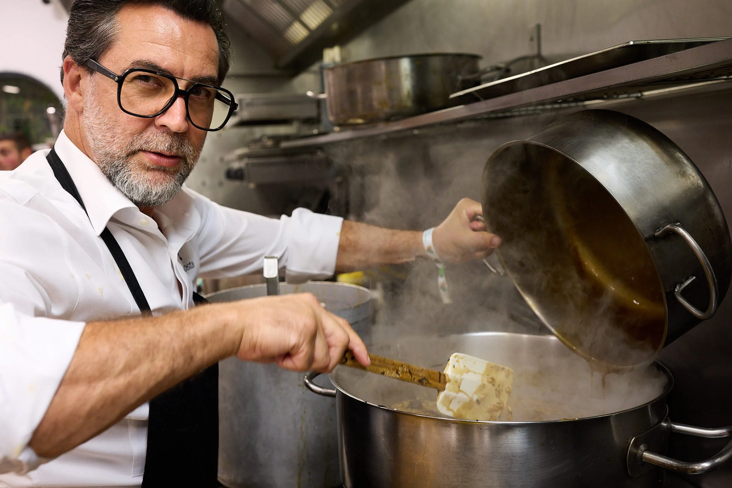 2/8/25 Quique Dacosta, Mama Festival Gastronómico, Ezcaray (La Rioja), Spain. Photo by James Sturcke | sturcke.org