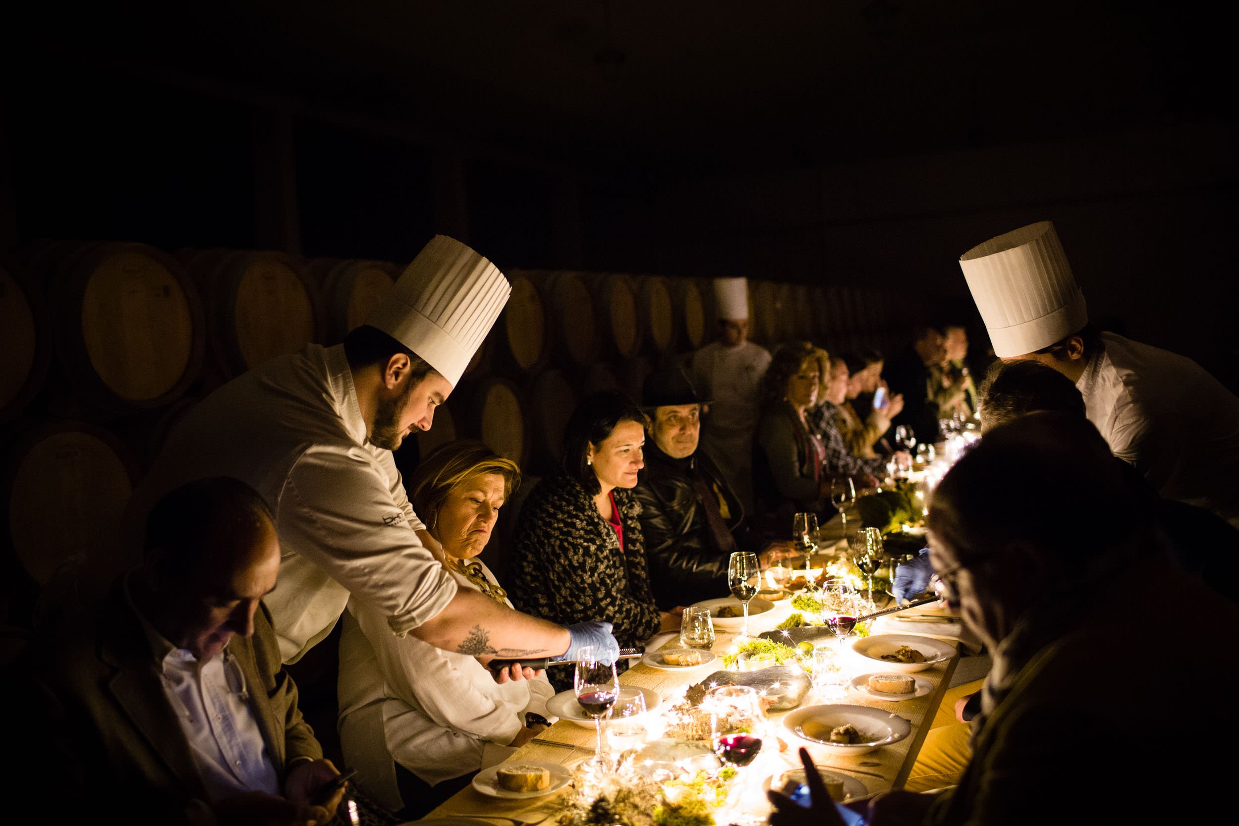 11/28/15 Basque Culinary Center event at Bodegas Valdemar, Oyón, Álava. Photo by James Sturcke | sturcke.org