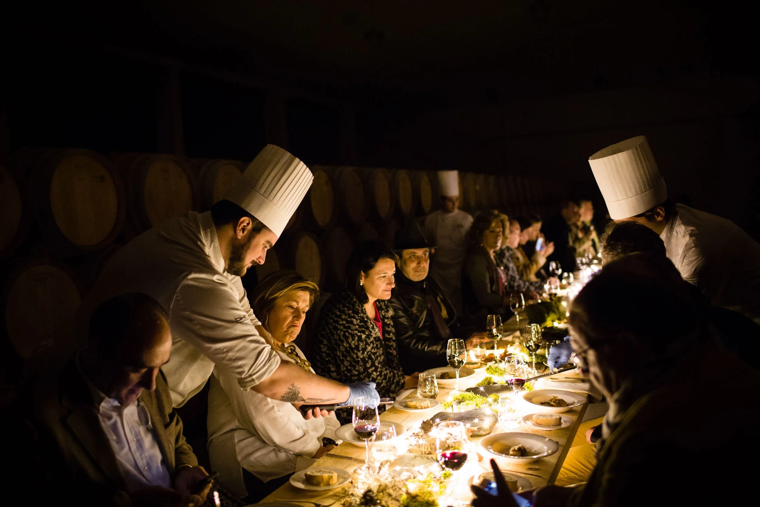 28/11/15 Evento de Basque Culinary Center en Bodegas Valdemar, Oyón, Álava. Foto de James Sturcke | sturcke.org