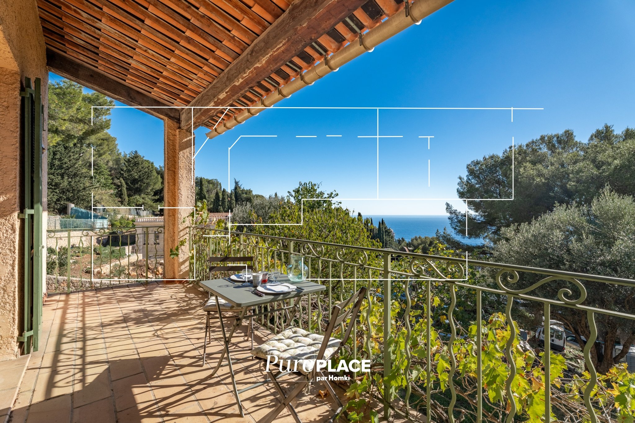 Villa néo-provençale vue mer - Beausoleil, sur les hauteurs de Monaco