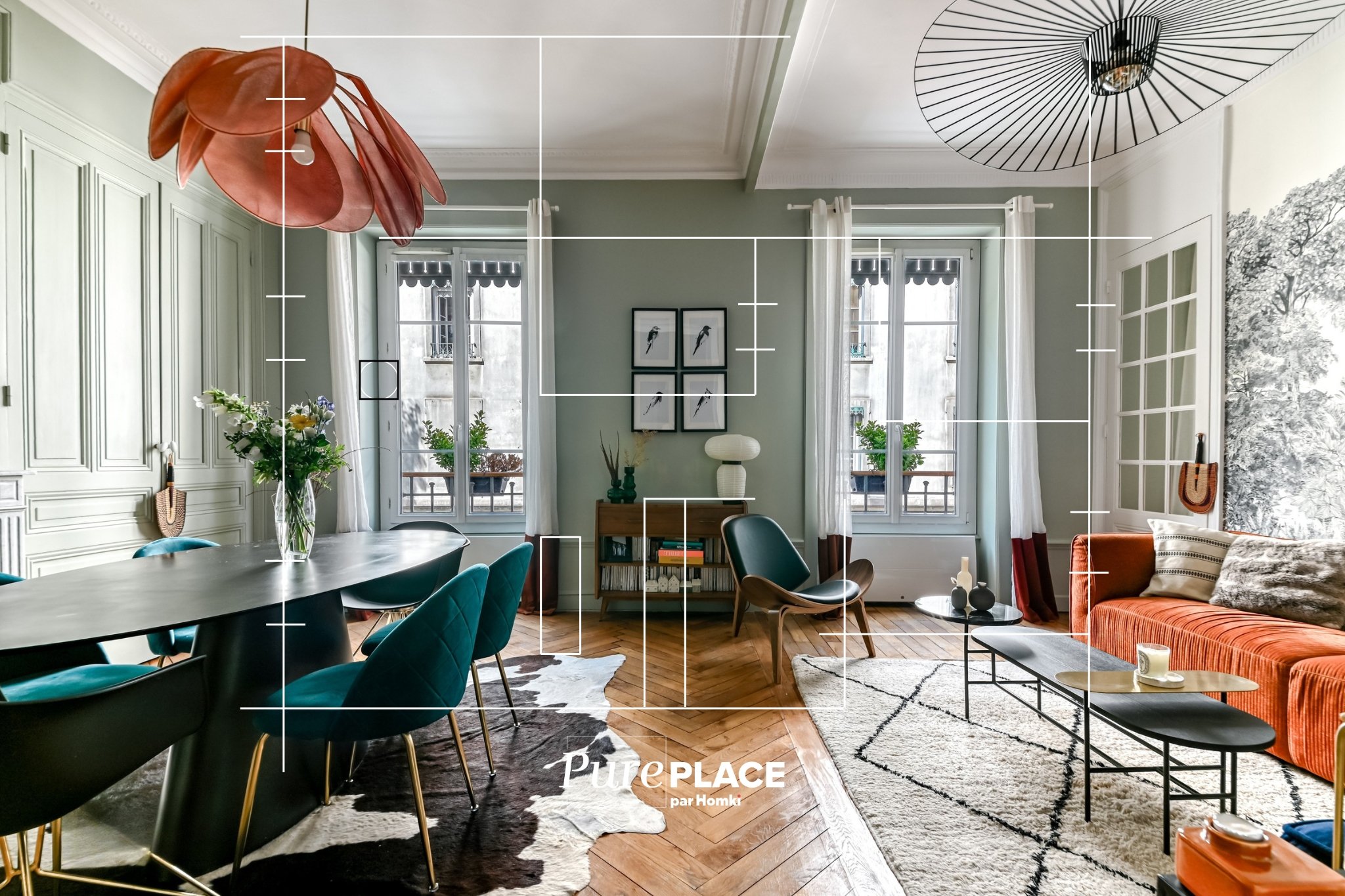 Appartement haussmannien avec cachet et volumes – Lyon 3e