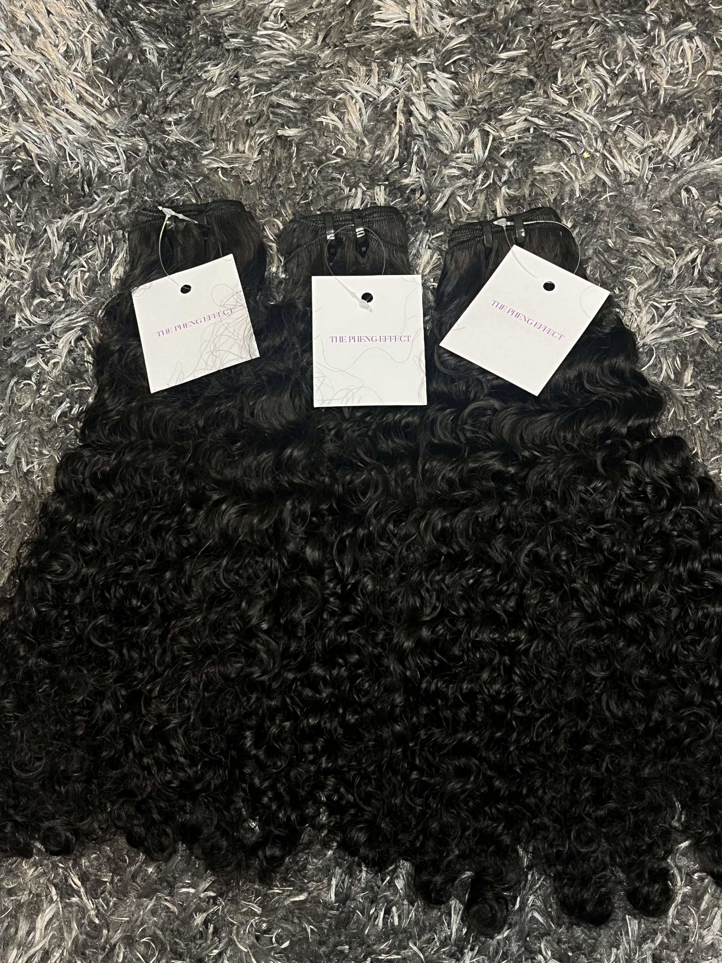 3 Burmese Curly Bundles