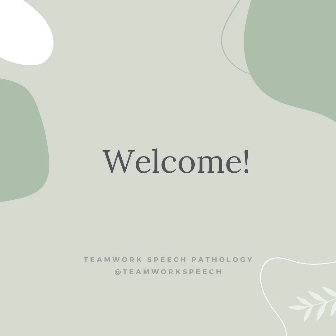 Welcome to Teamwork Speech Pathology! 👋🏻

We are a mobile and telehealth Speech Pathology service based in Adelaide, South Australia. 🏡

There is limited availability so get in touch today to book your initial consult!

&bull;&bull;&bull;
[image d