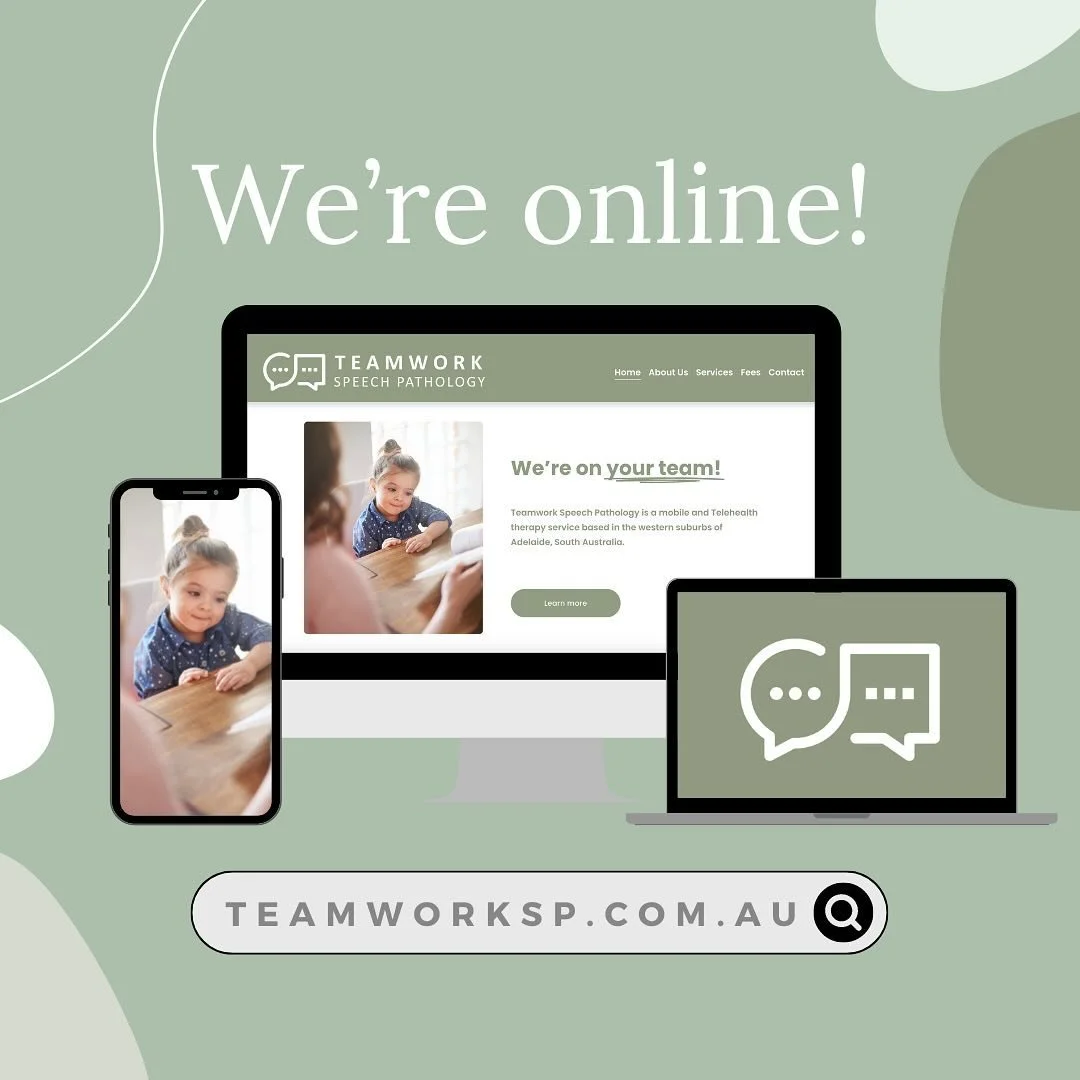 New website alert 🔔 

Teamwork Speech Pathology is excited to announce our new website!

Visit teamworksp.com.au to find out more about our services and values!

#speechtherapy #speechpathology #website #alliedhealth #therapy #ndis