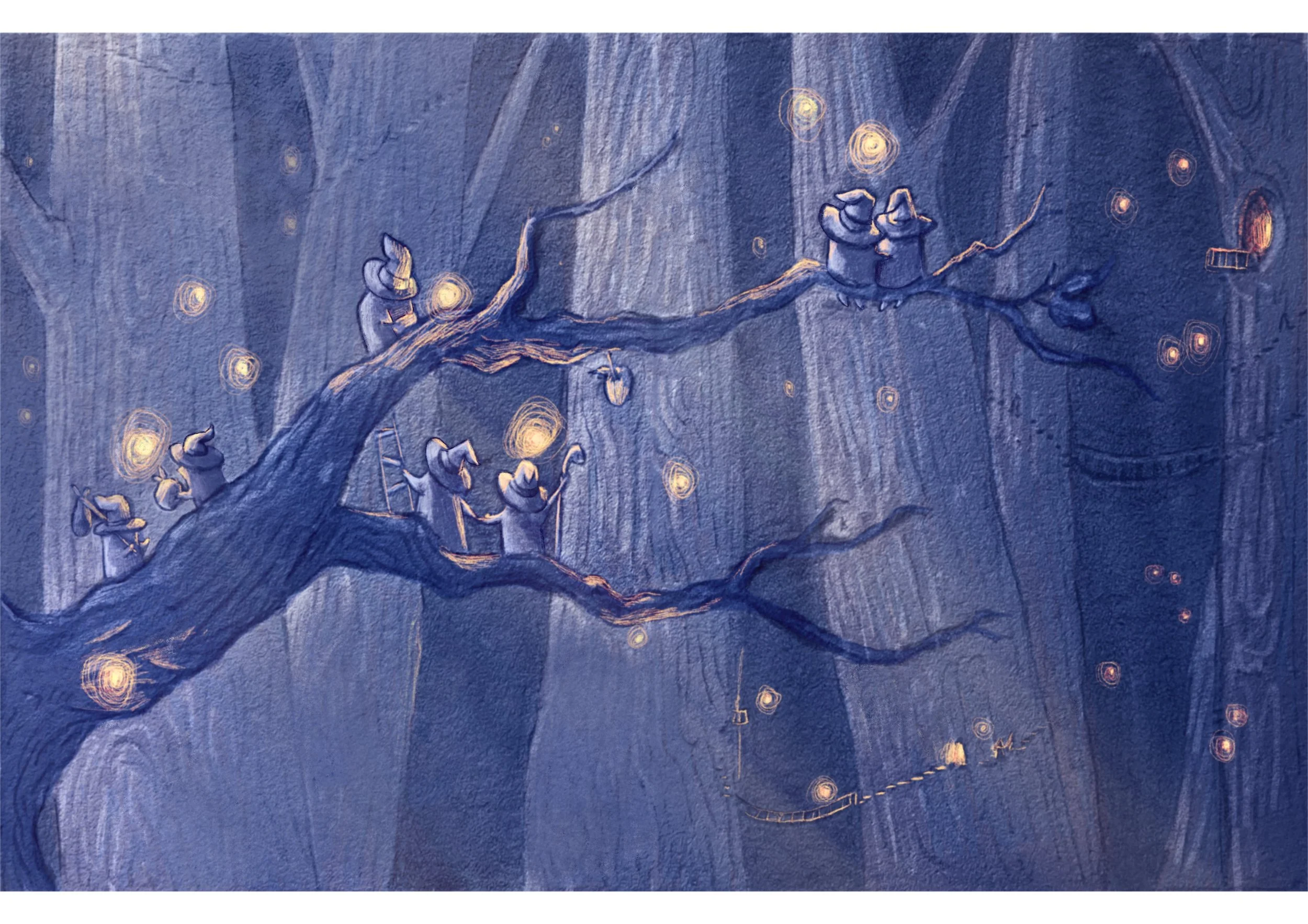 Children's book illustration kid lit illustrator made by Matilde Sannito tilde_ish 