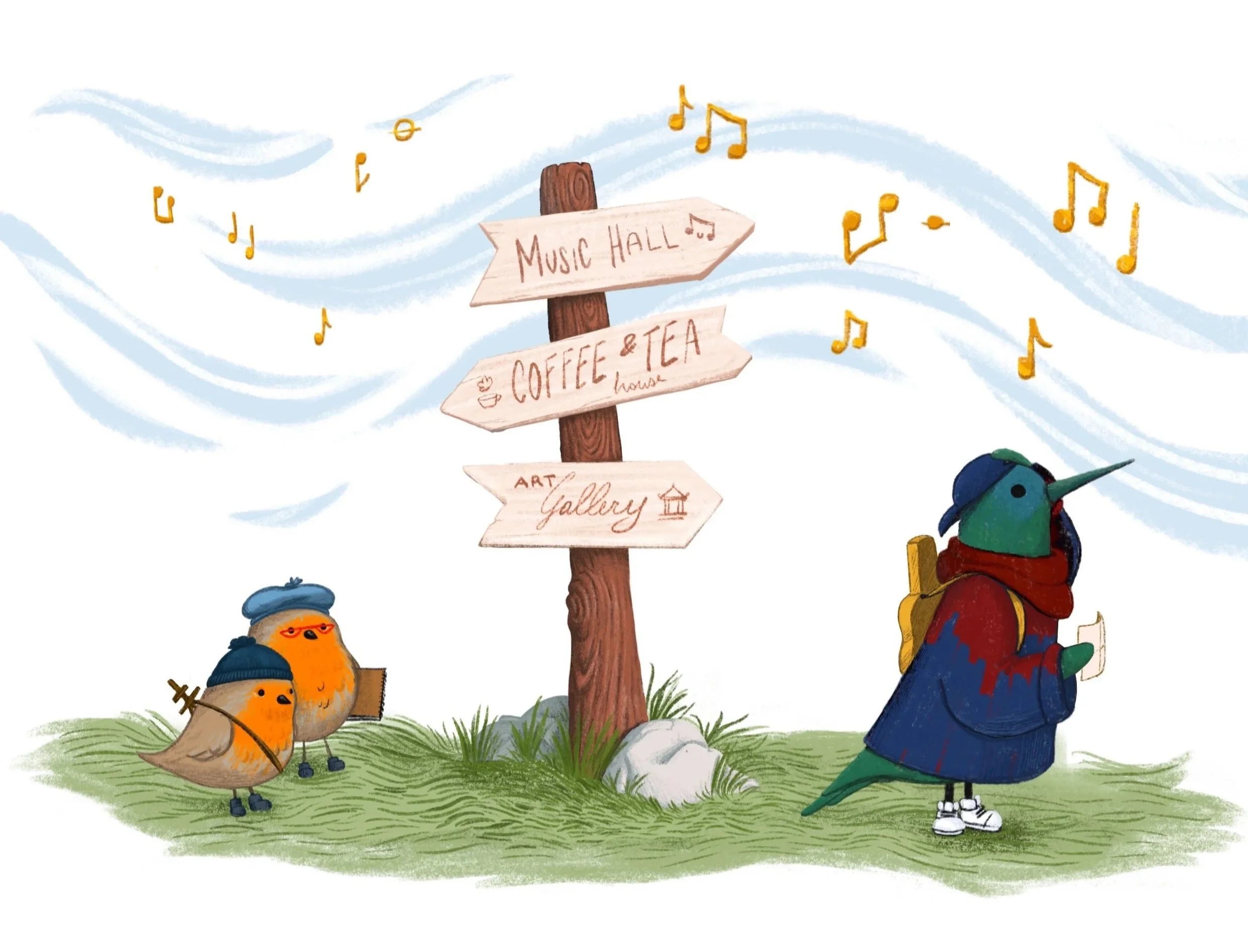 Children's book illustration kid lit illustrator by Matilde Sannito tilde_ish based in Italy