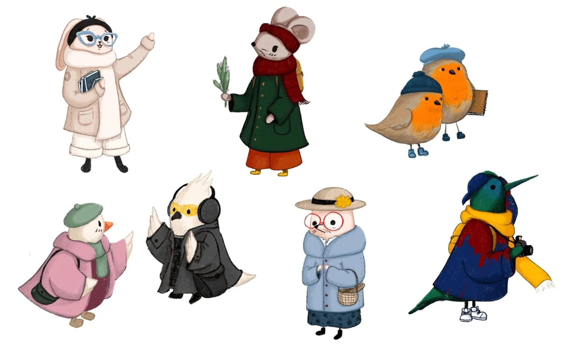 Children's book illustration kid lit illustrator made by Matilde Sannito tilde_ish 