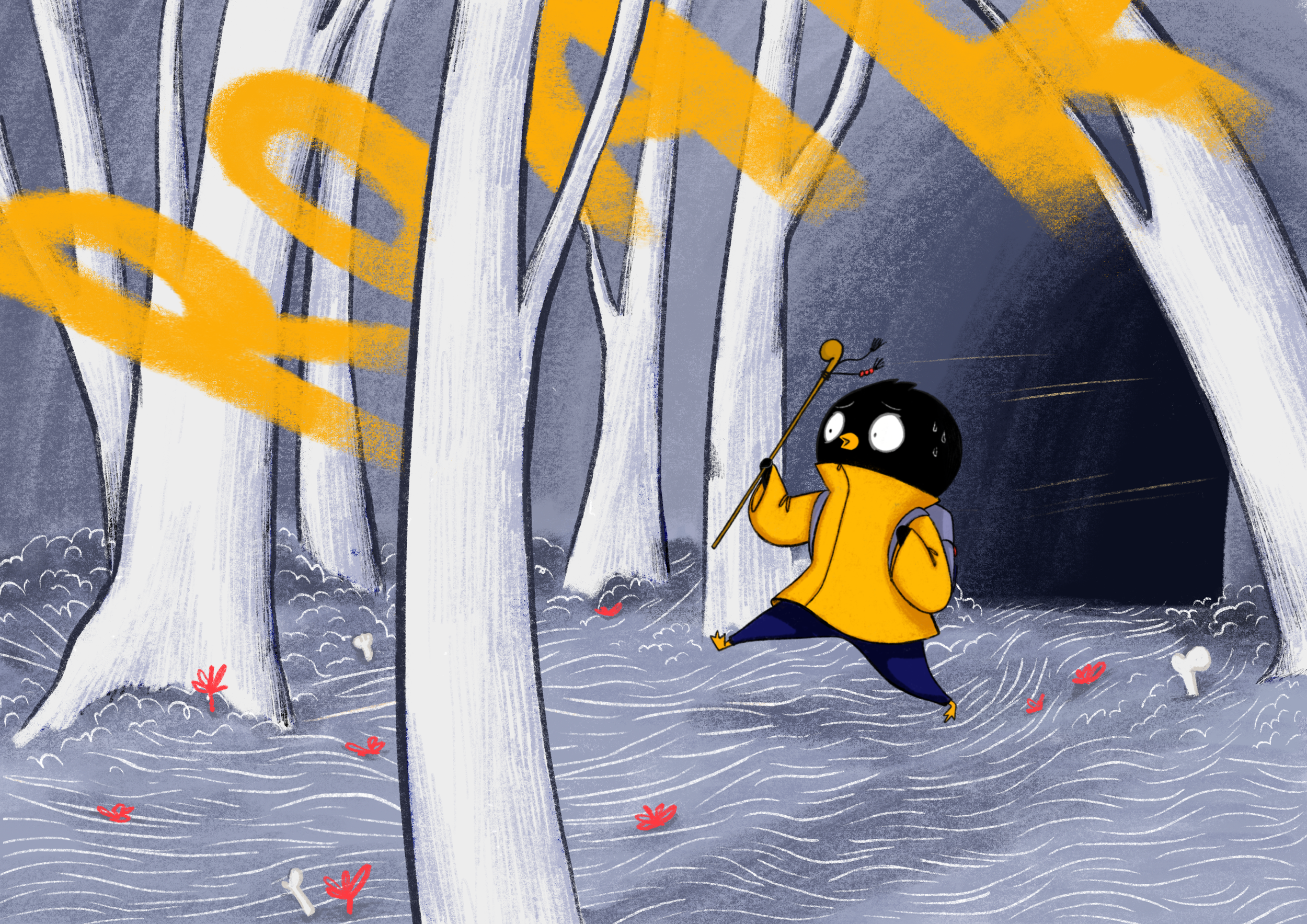 Children's book illustration kid lit illustrator by Matilde Sannito tilde_ish based in Italy