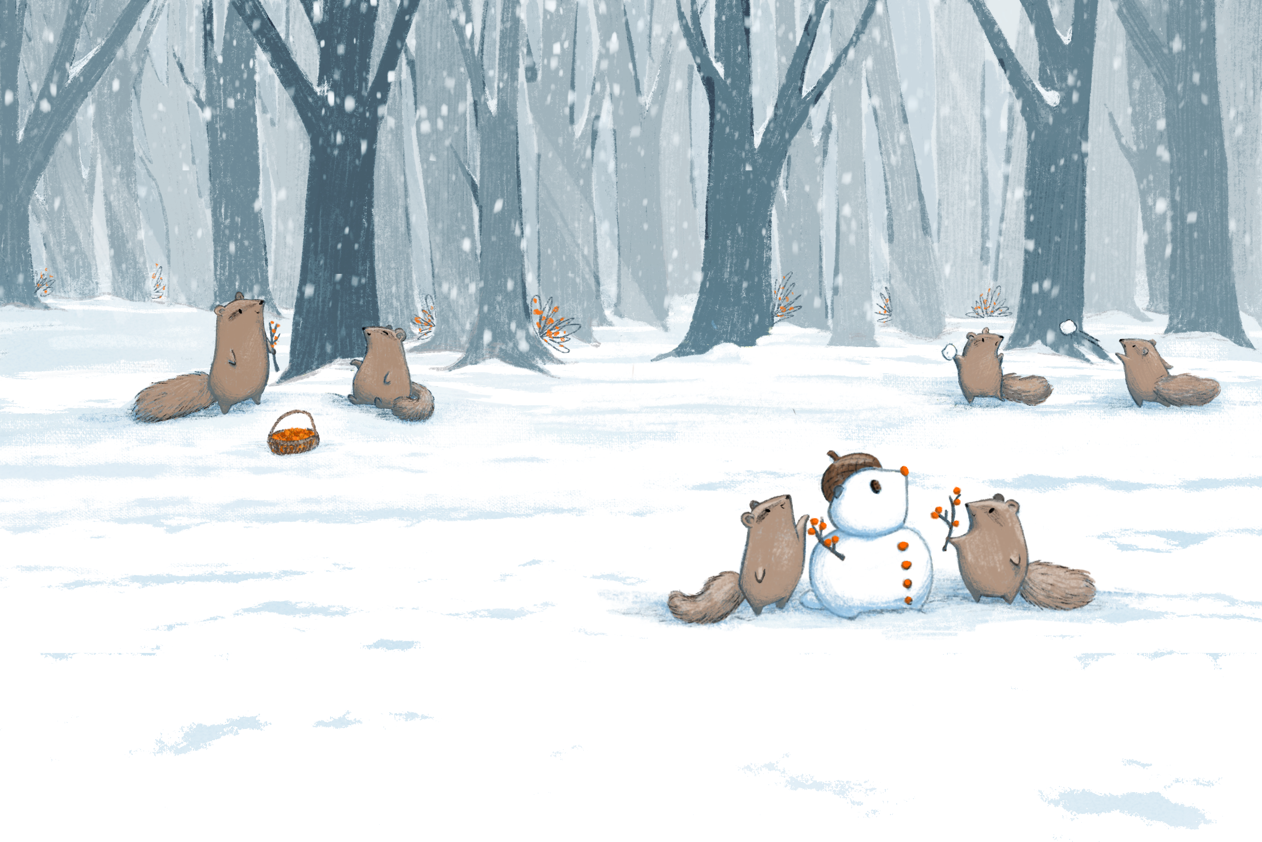 Children's book illustration kid lit illustrator made by Matilde Sannito tilde_ish 