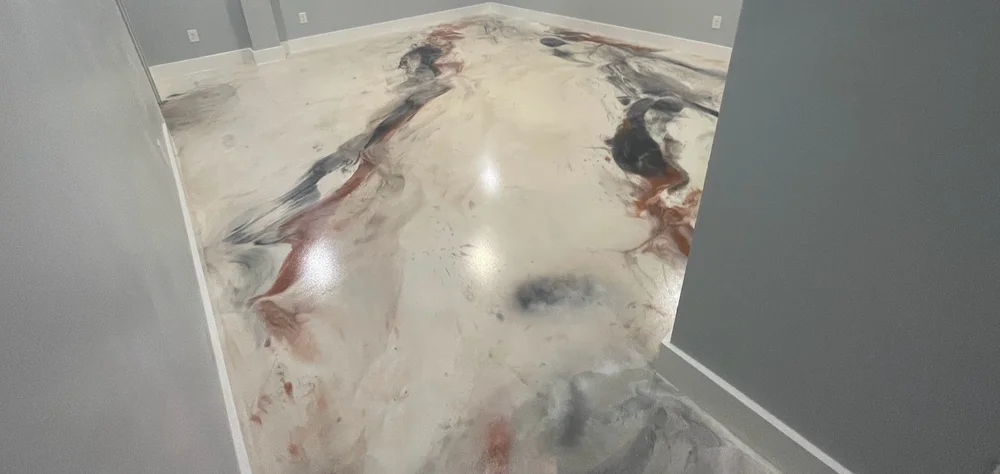 Marble Metallic Epoxy Flooring Augusta