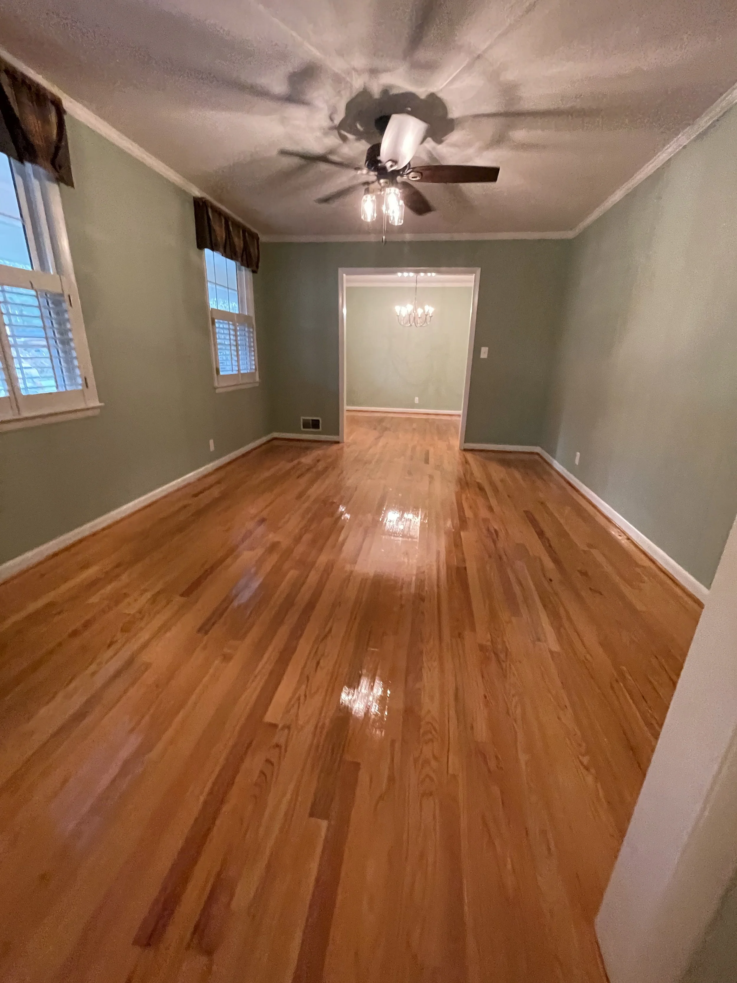Buff & sand hardwood floors