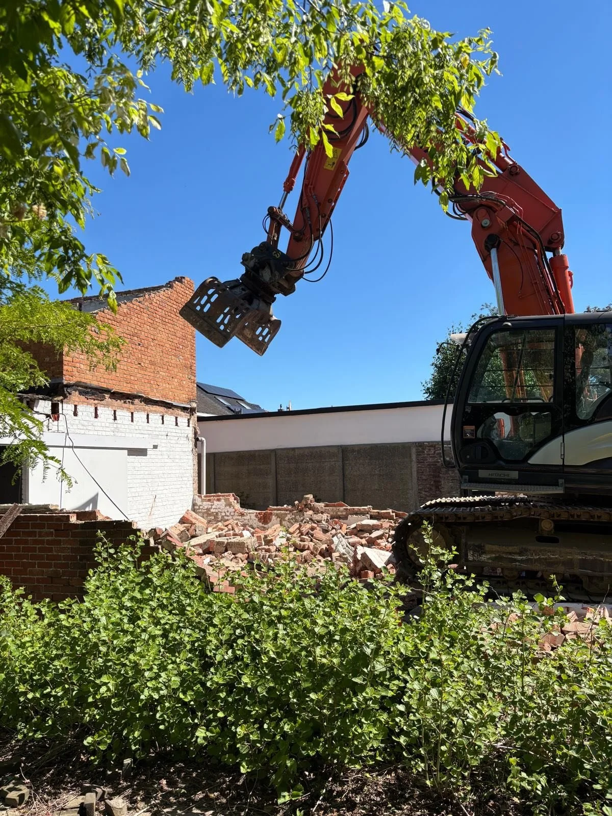 Opstart afbraakwerken in Wielsbeke 🏗️