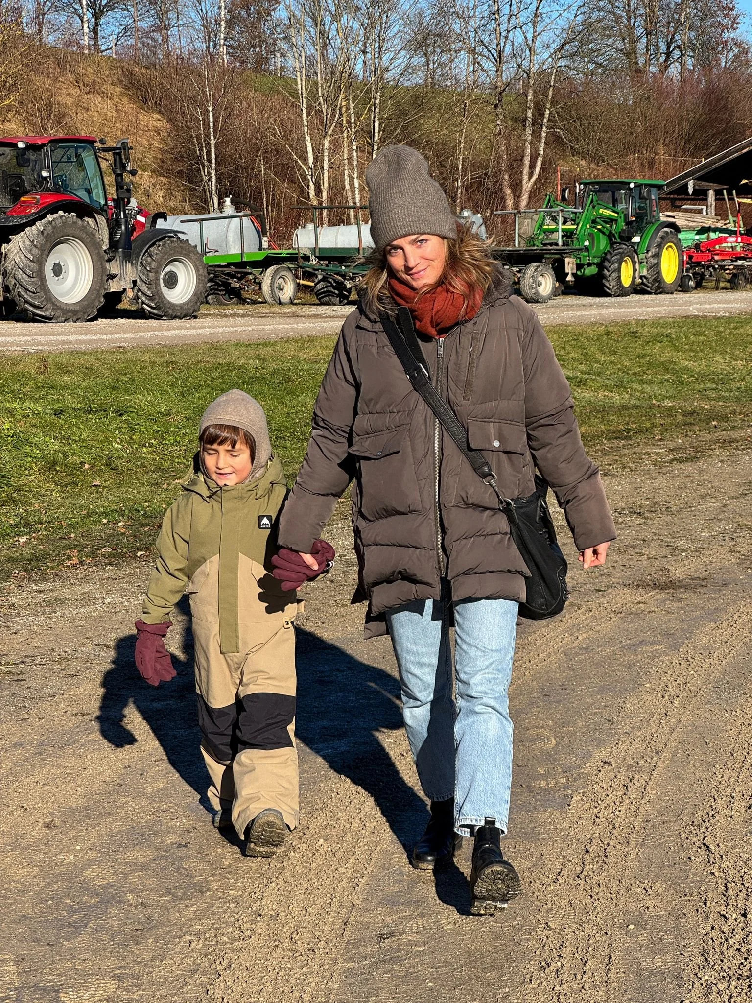 After started her targeted therapy, Kathrin felt better. Went back to being a mum - even though her cancer is incurable