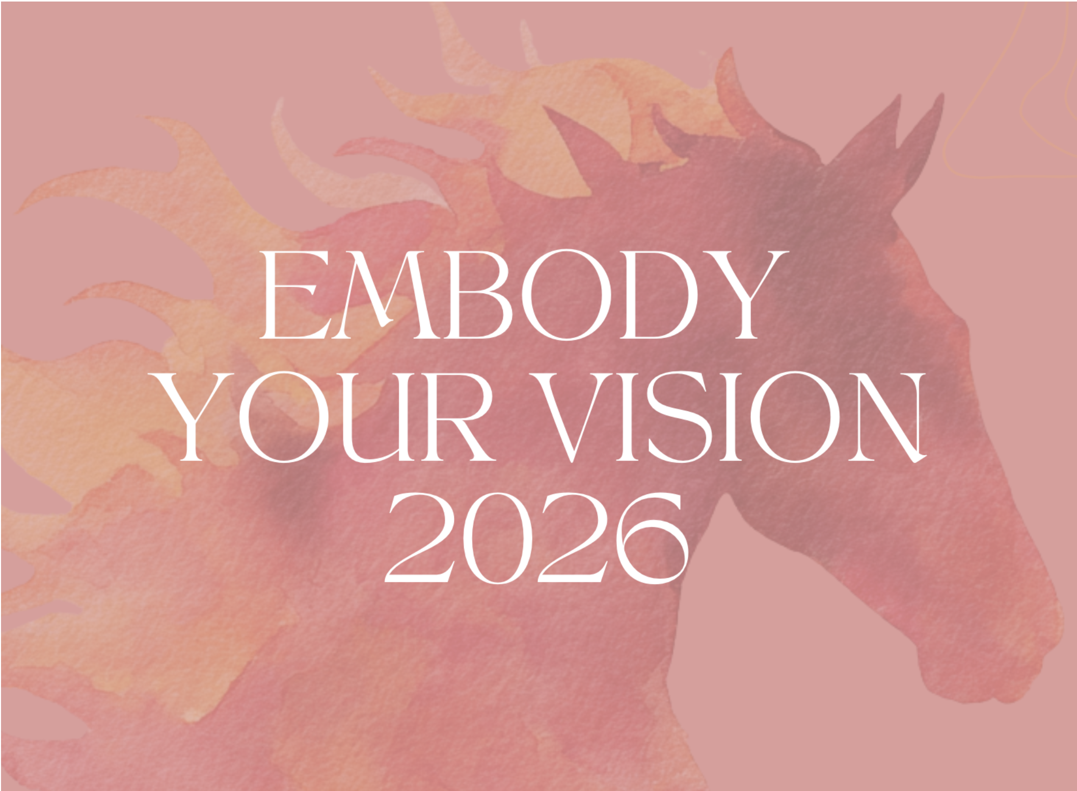 EMBODY YOUR VISION 2026 | online Jahresprogramm | mit Nadine &amp; Annabelle