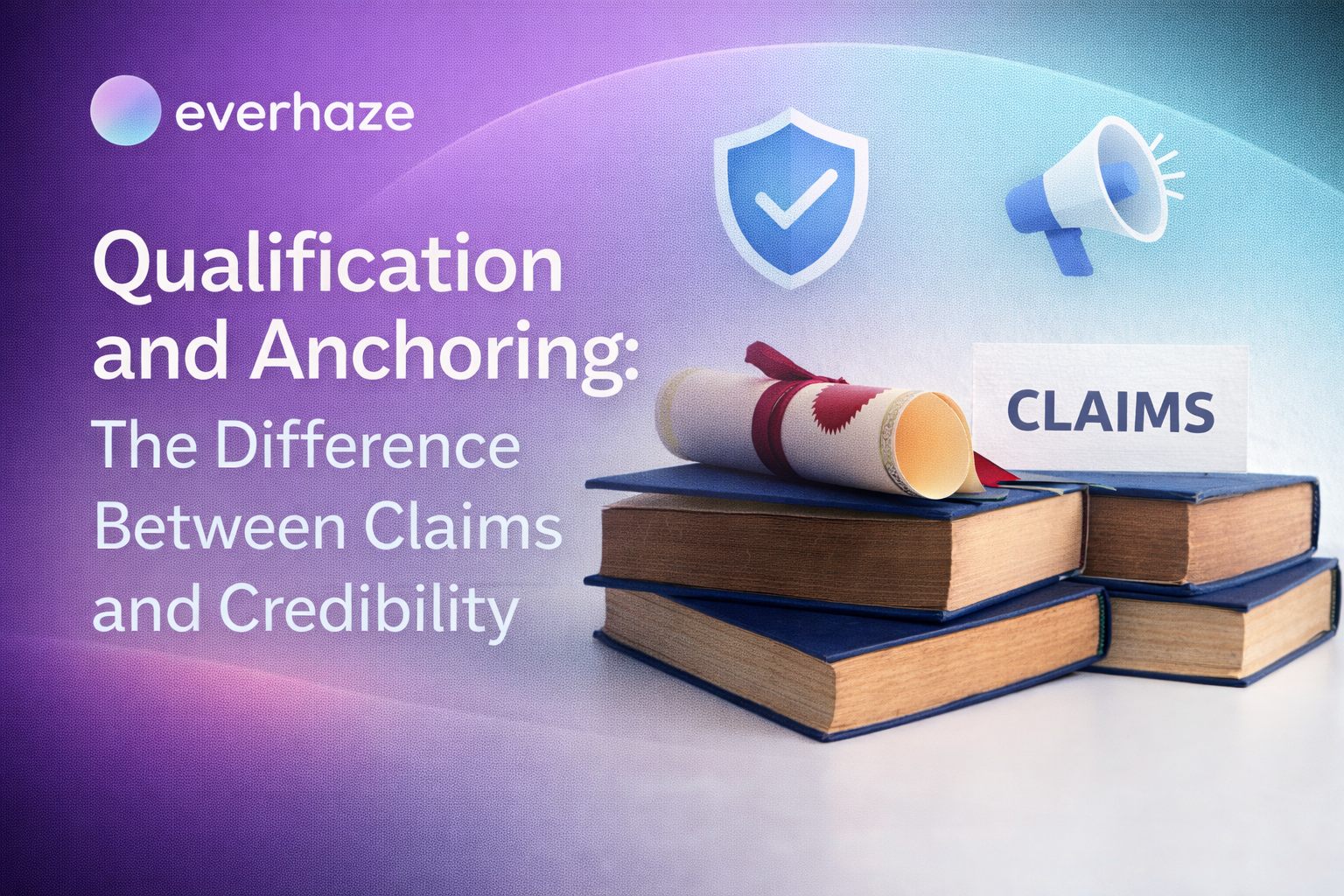 Qualification and Anchoring: The Difference Between Claims and Credibility