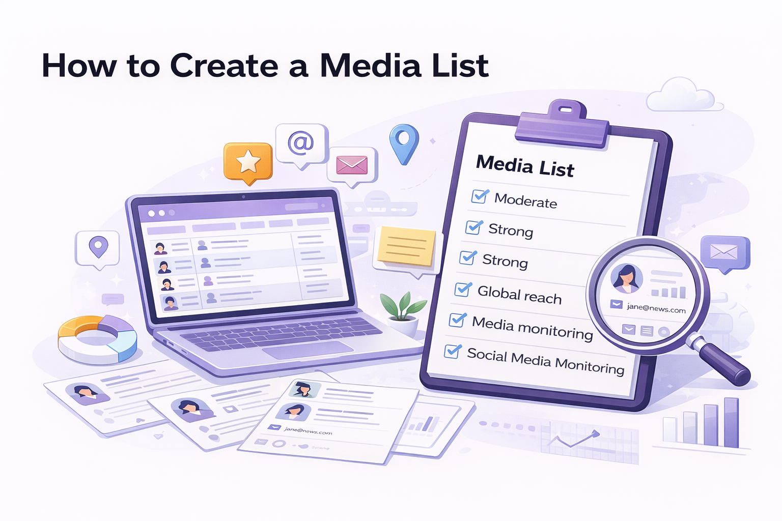 How to create a media list