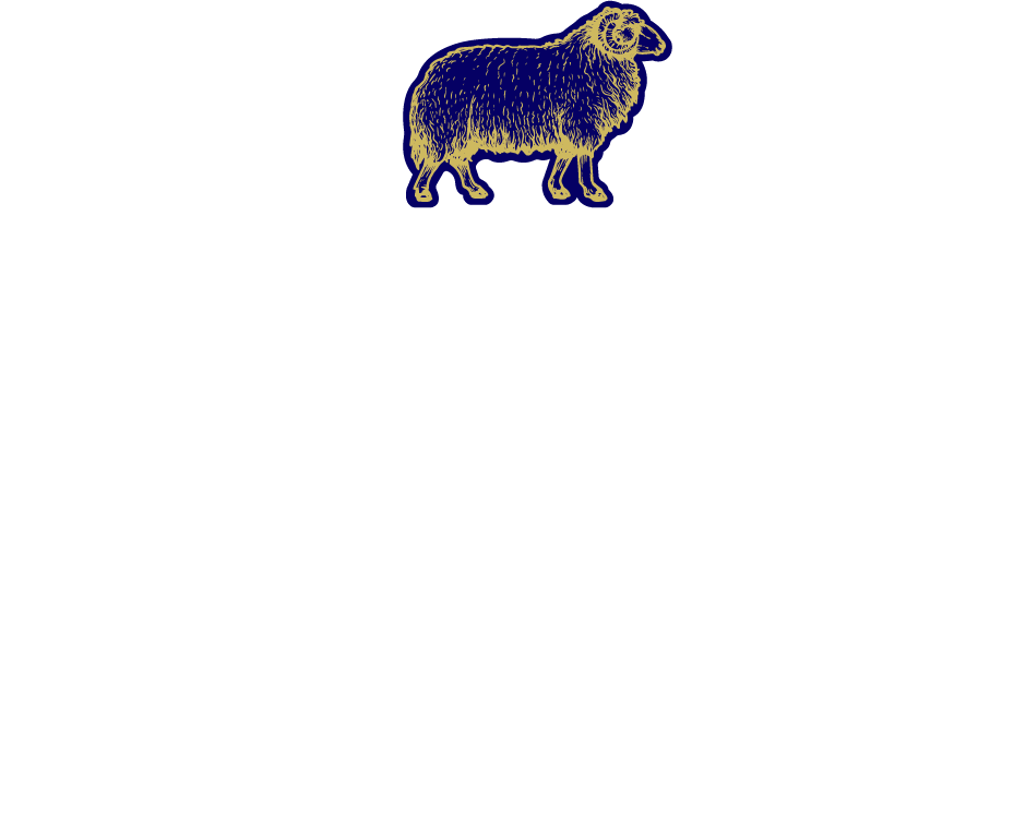 Logo of Hostel Rioni featuring golden Ram